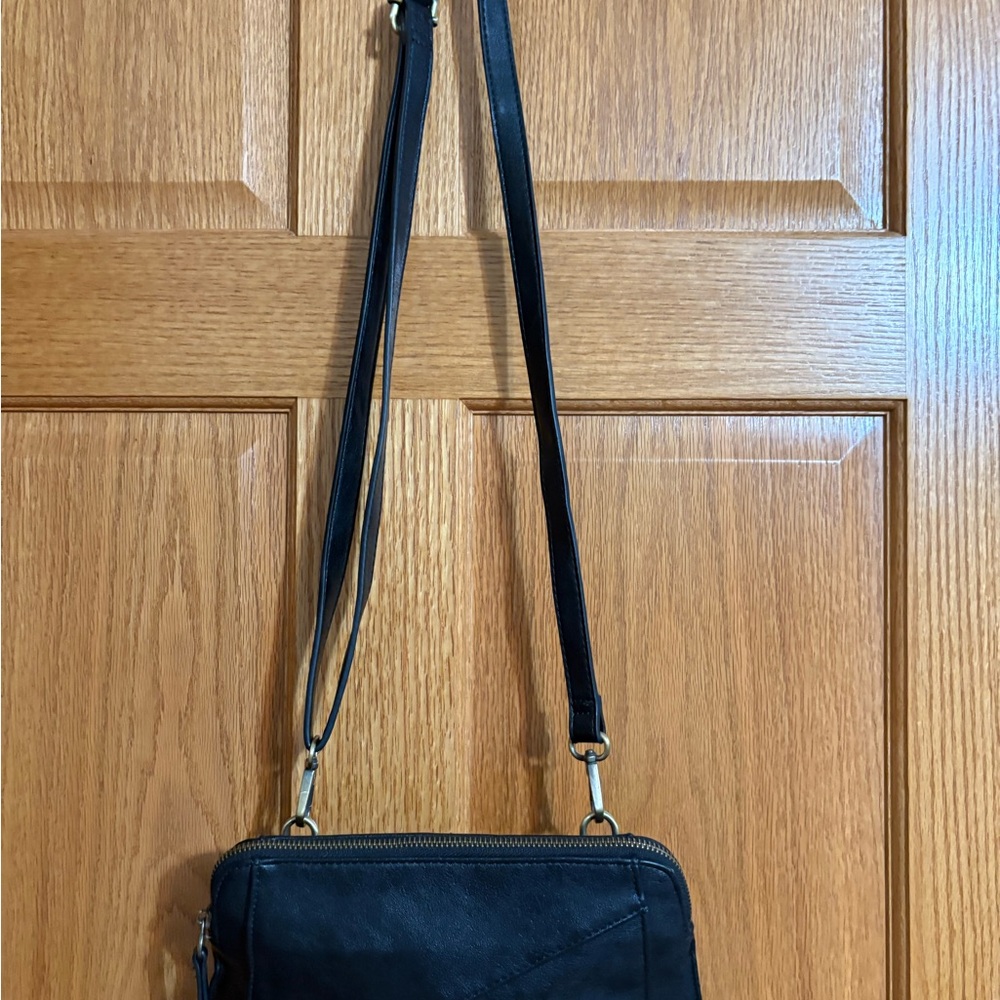 Joy Susan Classic Black Crossbody Bag